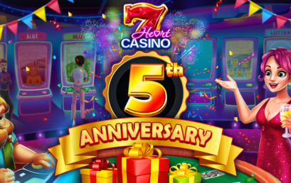 Celebrating 5 Years of 7Heart Casino – No. 1 Social Casino